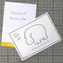 'Hippopottymouth' Naughty Hippo Cartoon, thumbnail 3 of 5