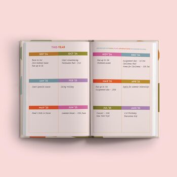 2024 2025 Academic Diary | A5 Hardcover | Paper Shapes, 5 of 9