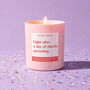 Funny Mother's Day Gift Light After A Day Of Chaotic Parenting Scented Candle, thumbnail 1 of 4