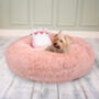 Pink Anxiety Reducing Plush Bed With Plush Pig Toy, thumbnail 1 of 4