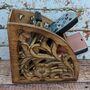 Carved Remote Control Caddy Stand, thumbnail 2 of 6