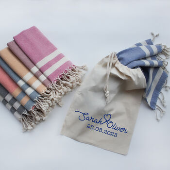 Personalised Cotton Apron And Cotton Tea Towel, 10 of 12