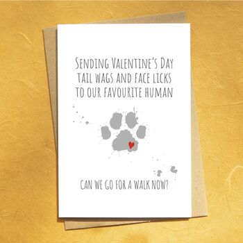 From The Dog Valentine's Day Card By Slice of Pie Designs