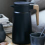 Steel And Beech Thermos Flask In Grey, thumbnail 2 of 6