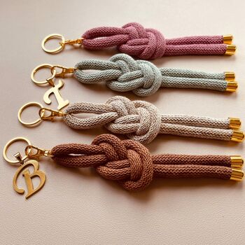 Personalised Cord Knot Keyring, 7 of 8