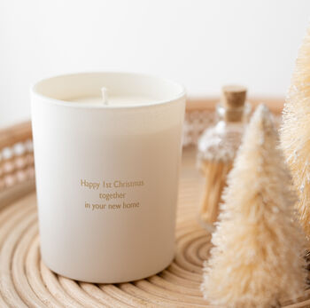 Christmas Message Personalised Candle, 4 of 4