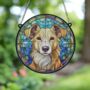 Lurcher Stained Glass Effect Suncatcher, thumbnail 3 of 5