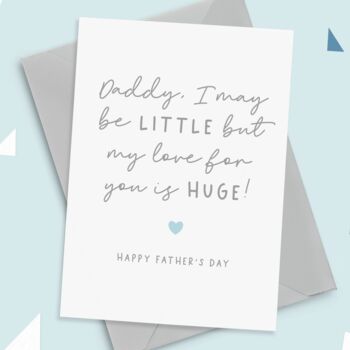 Huge Love Father's Day Card, 4 of 4