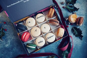 Festive Favourites Message Macaron Gift Box, 9 of 9