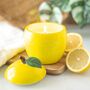 Lemon Shaped Candle Jar, thumbnail 1 of 2
