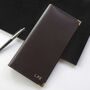Personalised Luxury Leather Travel Wallet, thumbnail 1 of 5