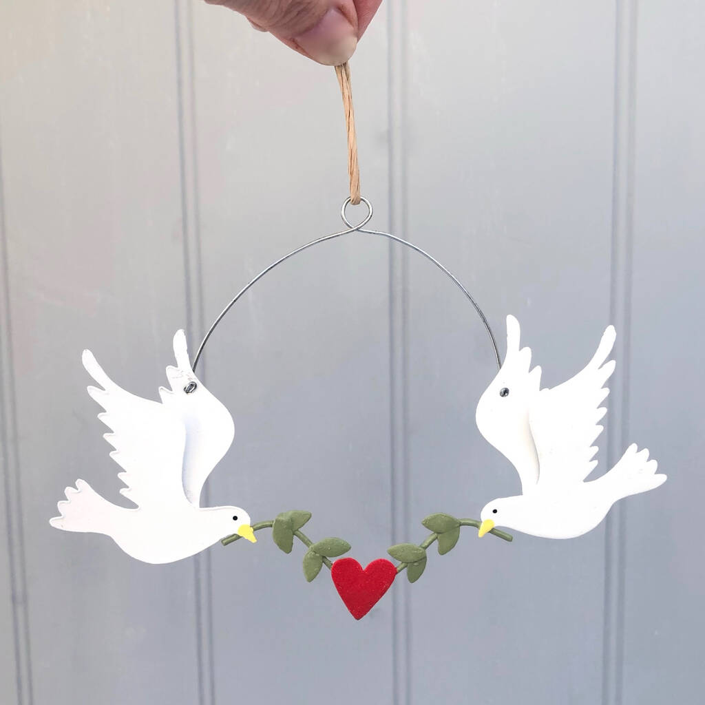 Decorative Dove Hanging, 1 of 2