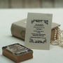 Personalised Wedding Invitation Stamp Lace Design, thumbnail 2 of 4