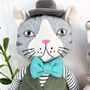 Personalised Soft Toy Cat, thumbnail 3 of 5