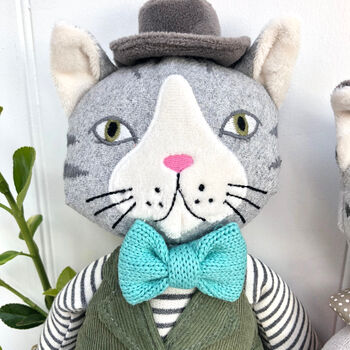 Personalised Soft Toy Cat, 3 of 5