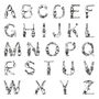 Personalised Vintage Alphabet Boy's Name In Mount, thumbnail 5 of 7