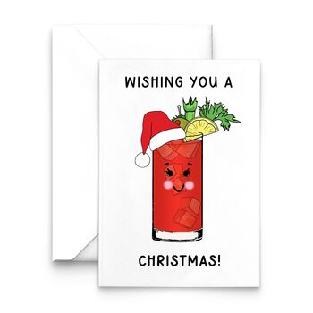 Funny Bloody Mary Christmas Card, 3 of 3