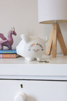 Personalised Piggy Bank, 4 of 8