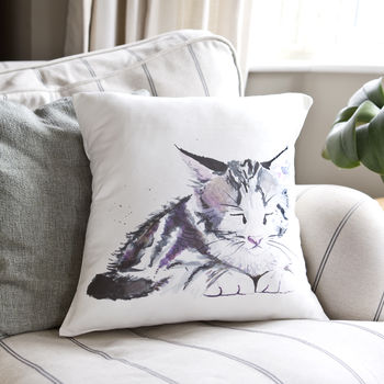 Inky Kitten Cushion, 5 of 5