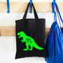 Personalised Dinosaur Children's Lunch Bag, thumbnail 1 of 5