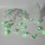 Green Jade Crystal Fairy String Lights, thumbnail 2 of 5