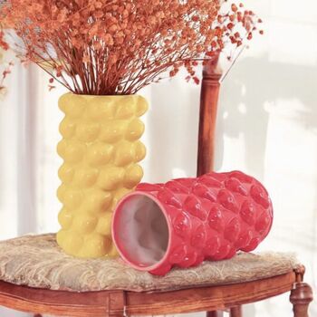 Strawberry And Lemon Ceramic Vases, 8 of 8