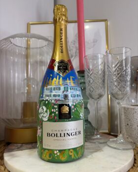 Personalised Hand Painted Wedding Venue Bottle, 9 of 12