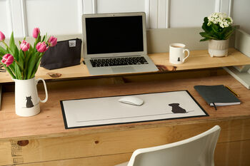 Sitting Dog Desk Mat, 4 of 5