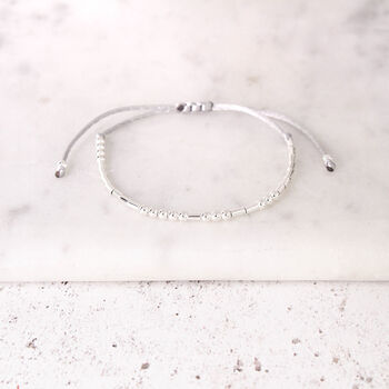 40 The New 30, Sterling Silver 40th Birthday Morse Code Bracelet, 4 of 6