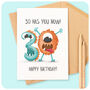 Funny 30th Birthday Greeting Card For Him For Her, thumbnail 1 of 5
