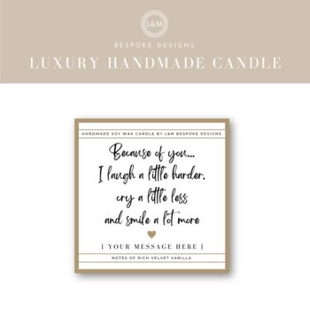 Friendship Quote Scented Candle Gift Set, 7 of 8