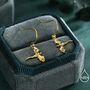 Flying Dragon Drop Hook Earrings In Sterling Silver, thumbnail 2 of 10