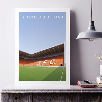 Blackpool Fc Bloomfield Road Mortensen North Poster, 4 of 8