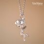 Khen Khrok Khen Phu Khao Gold Vermeil, Sterling Silver Necklace, thumbnail 8 of 12