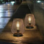 Set Of Two LED Table Lamps Vintage Battery Powered, thumbnail 4 of 4