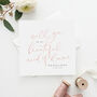 Will You Be My Flower Girl Personalised Card | Rose, thumbnail 3 of 4
