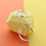 Double Ring Statement Hoops, thumbnail 1 of 2