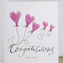 'Congratulations Baby Girl!' New Baby Card, thumbnail 3 of 3