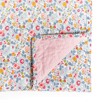 Quilt Made With Liberty Fabric 'betsy' By Poppy And Honesty ...