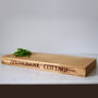 Large Natural Edge Oak Chopping Board Personalised, thumbnail 4 of 5