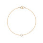 Delicate Gold, Silver, Rose Gold Single Pearl Bracelet, thumbnail 3 of 8