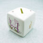 Children's Initial Bone China Money Box, thumbnail 1 of 8