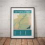 Cotswold Way Map Art Print With Tick List, thumbnail 6 of 8