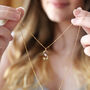 Rainbow Crystal Initial Necklace, thumbnail 1 of 12
