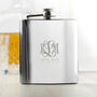 Monogrammed 6oz Hip Flask, thumbnail 3 of 7