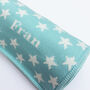Personalised Knitted Star Baby Blanket, thumbnail 10 of 11