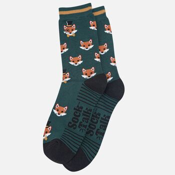 Dapper Fox Men's Bamboo Dress Socks Green, 3 of 5