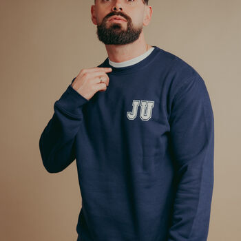 Mens Personalised College Initials Sweatshirt, 3 of 6