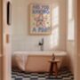 Are You Having A Poo? Funny Bathroom Print, thumbnail 2 of 3