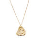 Luna Crescent Moon Necklace Gold Plated, thumbnail 2 of 8